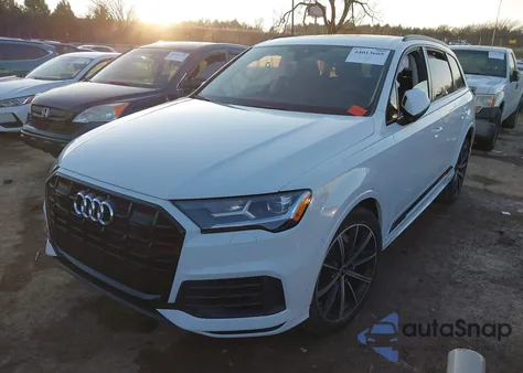 2022 Audi Q7 Prestige 55 Tfsi Quattro Tiptronic из США, поврежденный, VIN WA1VXBF77ND014408